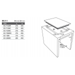 GARWOODS 樂思 EC1288(鉛灰) 34.5厘米 嵌入式單頭電磁爐